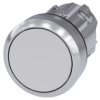 Napęd Przycisku 22Mm Biały Płaski Z Samopowrotem Metalowy Ip69k Sirius Act...
