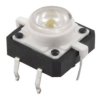 RES1212LW-4P7; Mikroprzycisk Tact Switch 12x12mm, podświetlenie LED białe