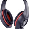 Gembird GHS-05-R Słuchawki nauszne przewód stereo czarny, czerwony regulacja głośności gaming
