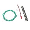 Oświetlacz pierścieniowy LED 12 V 12×5050 - KIT AVT 1918