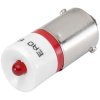 EAO 10-2524.3042 LED single T3 1/4 BA9s red 130V DC 3mA half-wave rectification