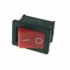 Przełącznik kołyskowy czerwony 6A/250V (15A84)