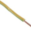Przewód montażowy 4mm² Zielony/Żółty RS PRO 450/750 V dł. 100m Certyfikat CENELEC , certyfikat norm zharmonizowanych,