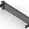 Strain relief, black for ribbon cable, 746785-1