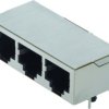 Socket, RJ45, 8 pole, 8P8C, Cat 5, solder connection, through hole, 09455511123