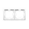 BASIC biały BMR2/11 Ramka 2-kr. KONTAKT