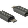 Delock USB 2.0 adapter [1x złącze męskie Micro-B USB 2.0 - 1x Port USB-C® 3.1] 65927