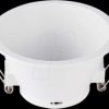 6636 Recessed ceiling ring, GU10, round, white
