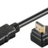 Kabel HDMI™ 90 o dużej szybkości z Ethernetem, 0.5m, czarny, 61293