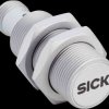 Czujnik zbliżeniowy M18 Indukcyjny 8 mm SICK Wpuszczany 10 → 30 V DC długość 52mm Gwintowany