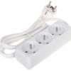 Listwa Zasilająca Pr-1.5M-3G/W (3 Gniazda) 1.3M