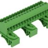 Złączka; na szynę DIN; rozłączna r=5,08mm; 2EHDRD-16P; zielony; śrubowy; 0,5÷2,5mm2; 12A; 300V; 16 torów; Dinkle; RoHS