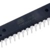 Mikrokontroler Microchip ATMEGA8A-PU ATMEGA8A PDIP 28-pinowy Otwór przelotowy AVR 8kB 8 bit 16 MHz, 1 kB RAM Flash, 2.7