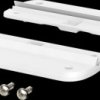 48800303 BoVersa wall tabs, for 171204, screw-on at the rear, white