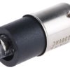 Lampka kontrolna Biały 230V ac BA9s LED średnica 4.8mm długość 26mm