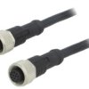 M12a12fl12aflsd001 Kabel Do Czujników/Automatyki 12Pin M12-M12 1M Wtyk Wtyk