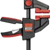 Ścisk Bessey EZXL30-9 Maksymalna szerokość mocowania:300 mm Długość produktu: 245 mm Posuw:90 mm Bessey EZXL30-9 Maksyma