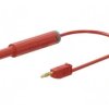 Przewody pomiarowe 60VDC 30VAC 10A Dł: 0,15m czerwony 64.1073-01522