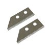 Faithfull FAITLGROUSB Replacement Carbide Blades For FAITLGROUSAW Grout Rake x2