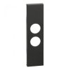 LIVING NOW plakietka gniazda TV-SAT 1mod. czarny KG09