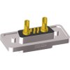 D-Sub socket, 5 pole, 5W1, equipped, straight, solder cup, 15-005063