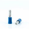 Round plug, Ø 4 mm, insulated, straight, blue, 1.5-2.5 mm², AWG 16-14, BYB-4-07F5033