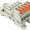 WAGO Obudowa złącza pin męskiego na kabel Ilość pinów 5 Wymiary siatki: 7.62 mm 831-1205/306-000 6 szt.