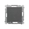Simon 55 Łącznik schodowy (moduł) 10 AX, 250 V~, szybkozłącza Grafitowy mat TW6.01/116
