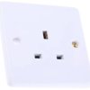 Gniazdo wtykowe Montaż wpuszczany kolor Biały W budynkach, 13A, IP20 230V ac
