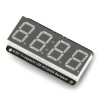 Wyświetlacz 4-cyfrowy 0,56'' - 7-segmentowy Backpack - I2C - czerwony - STEMMA QT / Qwiic - Adafruit 5599