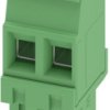 Socket header, 2 pole, pitch 5.08 mm, straight, green, 1912401