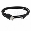 Kabel USB 2.0 A / mini-B (wtyk / wtyk) czarny 1,8m DSF30 FotoCanon 5pin VITALCO