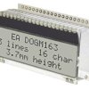 DOGM 163W-A wyświetlacz alfanumeryczny LCD, ilość znaków 3x16