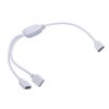 Rozgałeźnik RGB 1na2 LED 4 pin na kablu do taśm LED