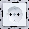 WAS1200WM Protective contact socket, contact protection, light white, matt