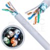 Kabel sieciowy F/UTP kat.5e skrętka 4x2x0,51mm wewnętrzny Eca PVC szary Alantec