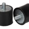 Podstawka antywibracyjna M6 średnica 30mm wysokość całkowita 25mm Cylinder męski-żeński