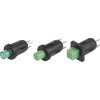 Pushbutton switch, 1 pole, green, illuminated , 0.2 A/60 V, IP40, 0041.8856.5327