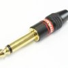 Wtyk JACK 6.3mm mono złocony ANARE