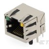 Złącze Ethernet Żeński Złącze RJ45 Przewlekany Cat5e TE Connectivity, 90° 8-żyłowe