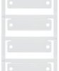 PA device marker, (L x W) 60 x 15 mm, white, 40 pcs, 1057580000