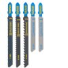Irwin IW1014501 HCS/HSS T-Shank Jigsaw Blade Set, 5 Piece