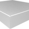 Aluminum enclosure, (L x W x H) 305 x 254 x 51 mm, natural, 1444-29