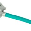 D-Sub connector housing, size: 1 (DE), straight 180°, angled 40°, zinc die casting, silver, 61030010022
