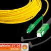 LSP-09 LC/APC-SC/APC 2.0 Simplex fibre optic patch cable, SM OS2, LC/APC - SC/APC, 2.0 m