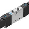 Zawór elektromagnetyczny Festo 5/3 zamknięte G Elektryczny 10 bar 5 portowy VUVS-L20-P53C-MD-G18-F7-1C1 24V dc