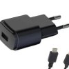 POS: zasilacz wtyczkowy 5V/2A, gniazdo USB-A, przewód z wtykiem USB-C (dł. = 1000mm) czarny