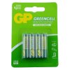 GP Pack of 4 AAA Batteries Greencell Heavy Duty Zinc Chloride