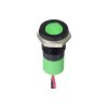 APEM Q14F3CXXG12E LED indicator light Green Flush 5mcd Industrial Use