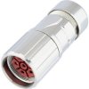 Jack, 6 pole, crimp connection, straight, 76123100